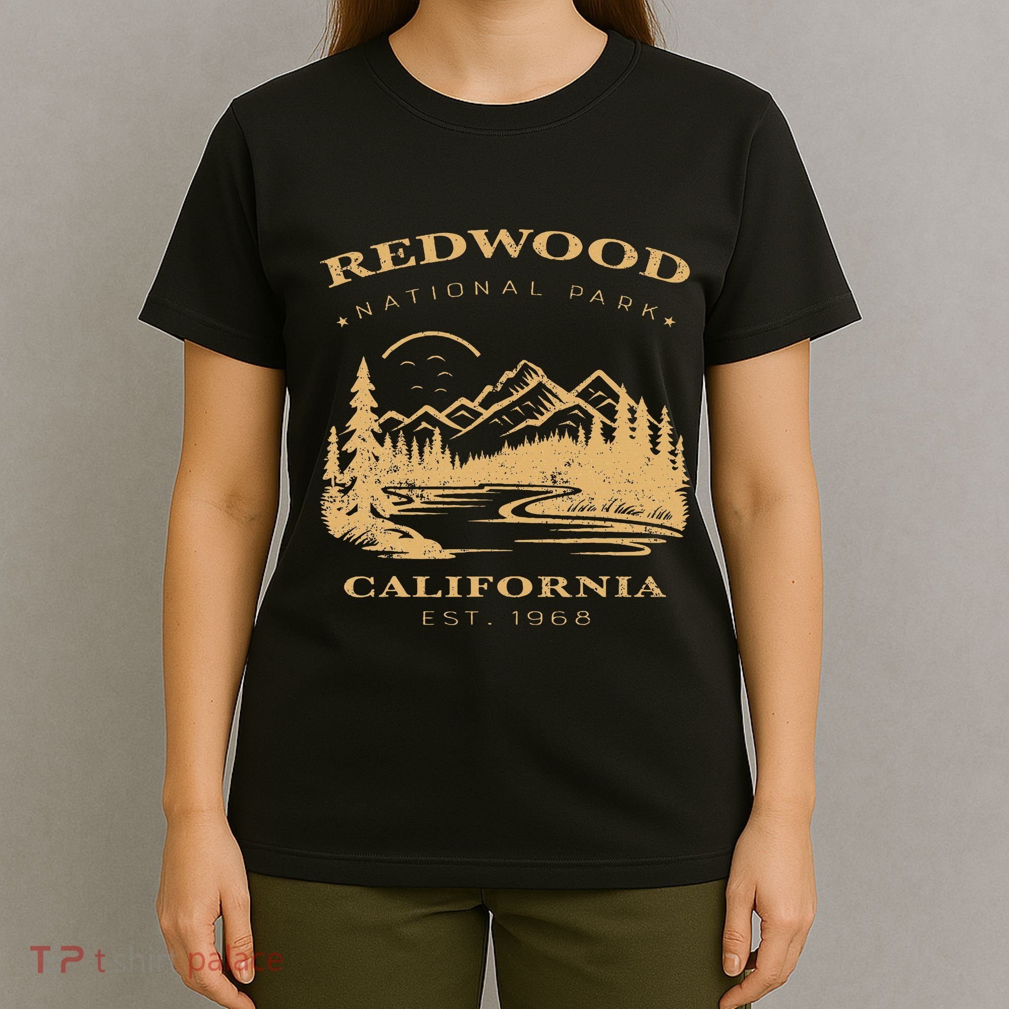 Redwood National Park Hiking Camping T-Shirt