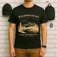 Redwood National Park Hiking Camping T-Shirt thumb 6