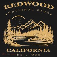 Redwood National Park Hiking Camping Mousepad thumb 1