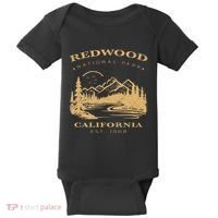 Redwood National Park Hiking Camping Baby Bodysuit thumb 0