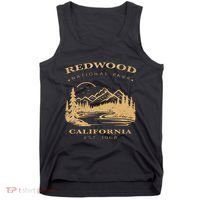 Redwood National Park Hiking Camping Tank Top thumb 0