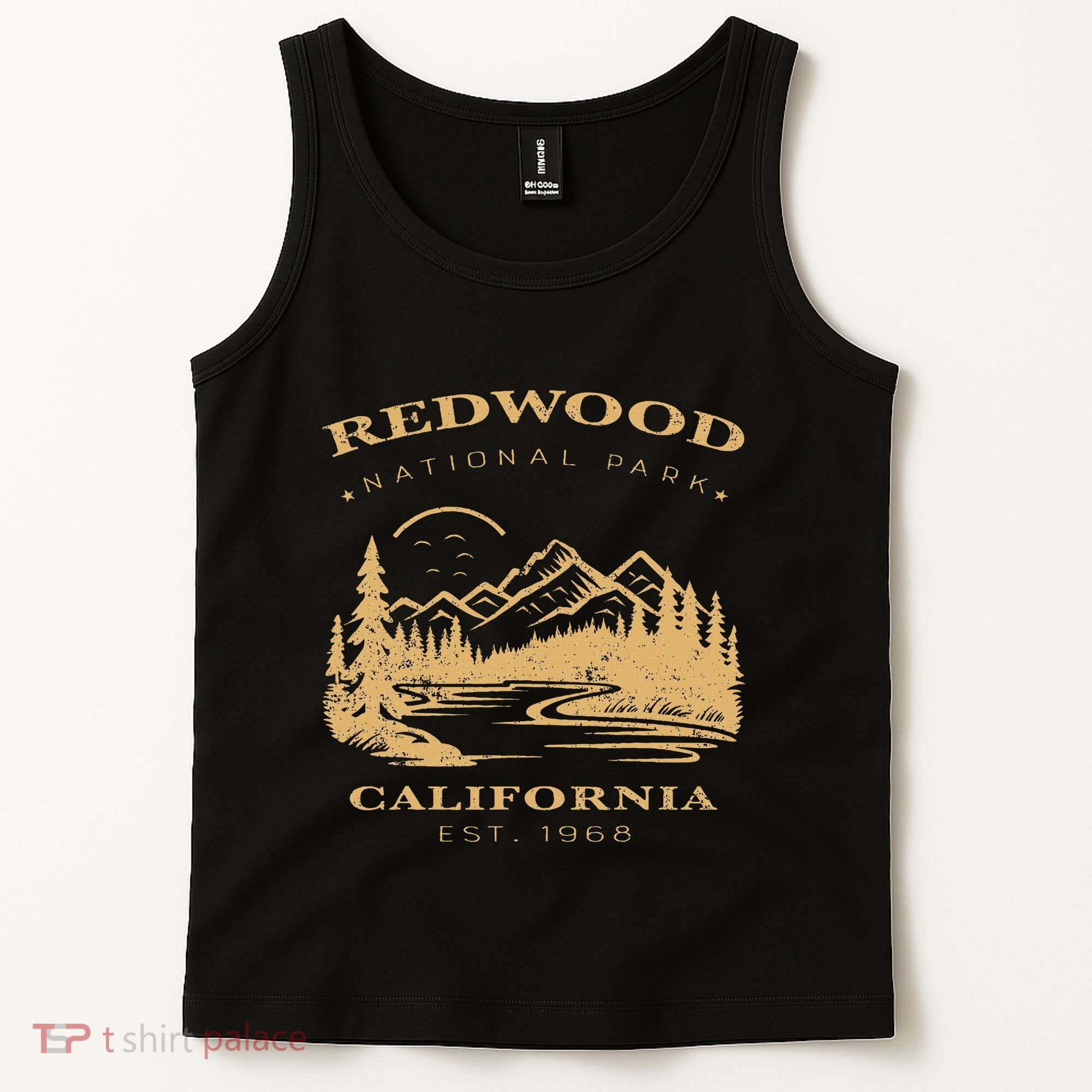 Redwood National Park Hiking Camping Tank Top