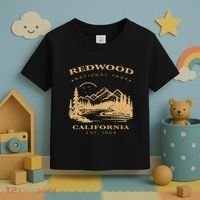Redwood National Park Hiking Camping Toddler T-Shirt thumb 3