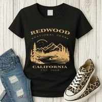 Redwood National Park Hiking Camping Women's T-Shirt thumb 3