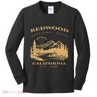 Redwood National Park Hiking Camping Kids Long Sleeve Shirt thumb 0