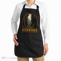 Redwood National Park Illustration Trail Emblem  Apron thumb 2