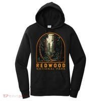 Redwood National Park Illustration Trail Emblem  Women's Hoodie thumb 0