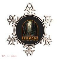 Redwood National Park Illustration Trail Emblem  Ornament thumb 0