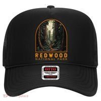 Redwood National Park Illustration Trail Emblem  Hat thumb 0