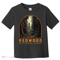Redwood National Park Illustration Trail Emblem  Toddler T-Shirt thumb 0