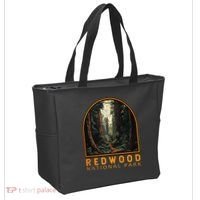 Redwood National Park Illustration Trail Emblem  Tote Bag thumb 2