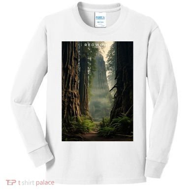 Redwood National Park Kids Long Sleeve Shirt