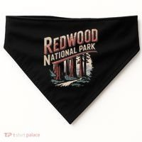 Redwood National Park USA-Made Doggie Bandana thumb 0