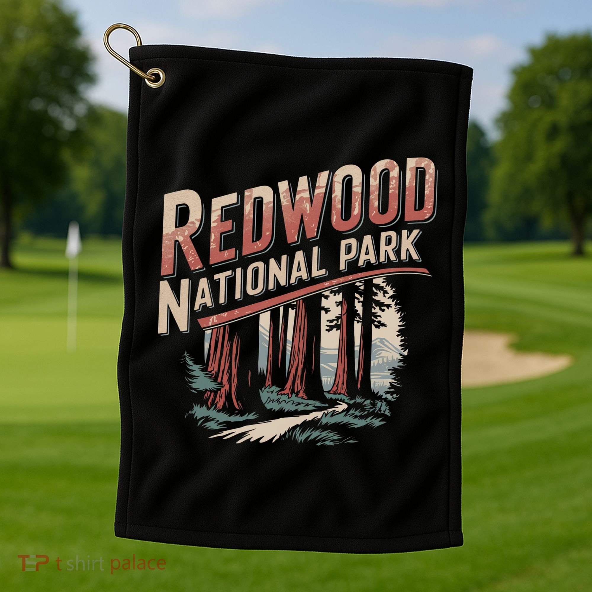 Redwood National Park Golf Towel