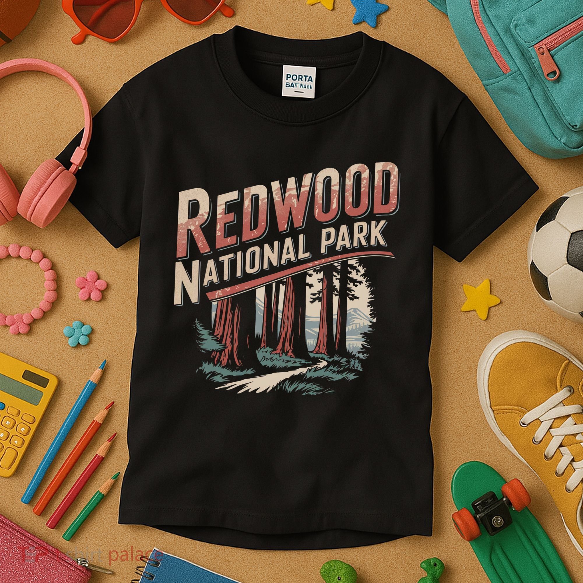 Redwood National Park Kids T-Shirt