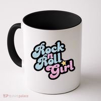 Rock N Roll Girl Cute Rockstar Concert Coffee Mug thumb 0