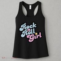 Rock N Roll Girl Cute Rockstar Concert Women's Tank Top thumb 3