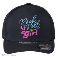 Rock N Roll Girl Purple Darla Flexfit Unipanel Trucker Cap thumb 0