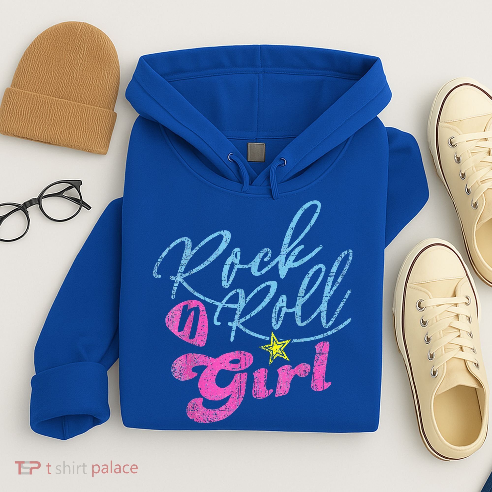 Rock N Roll Girl Purple Darla Hoodie