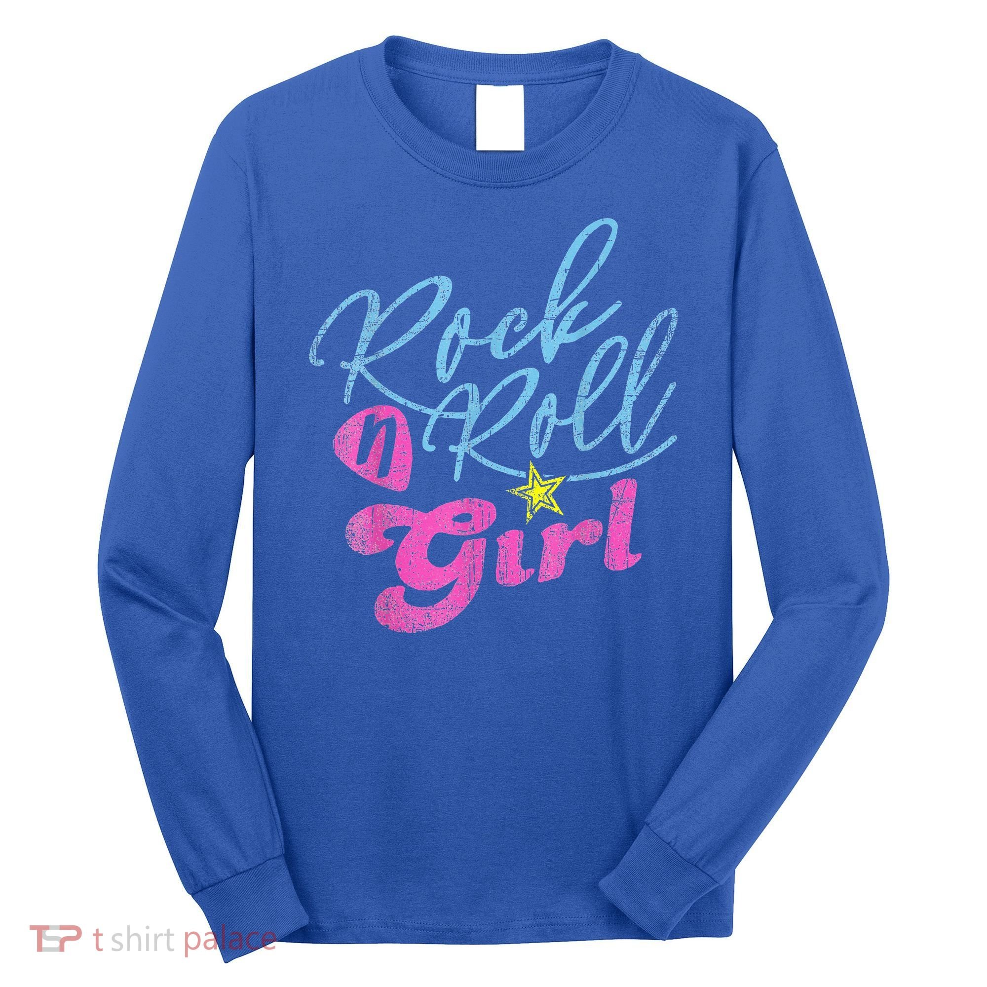 Rock N Roll Girl Purple Darla Long Sleeve Shirt