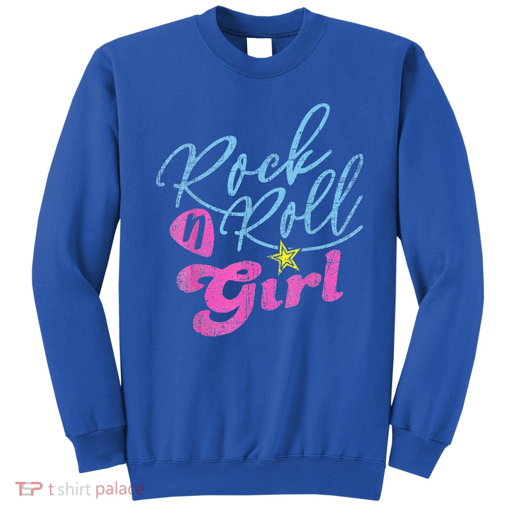 Rock N Roll Girl Purple Darla Sweatshirt