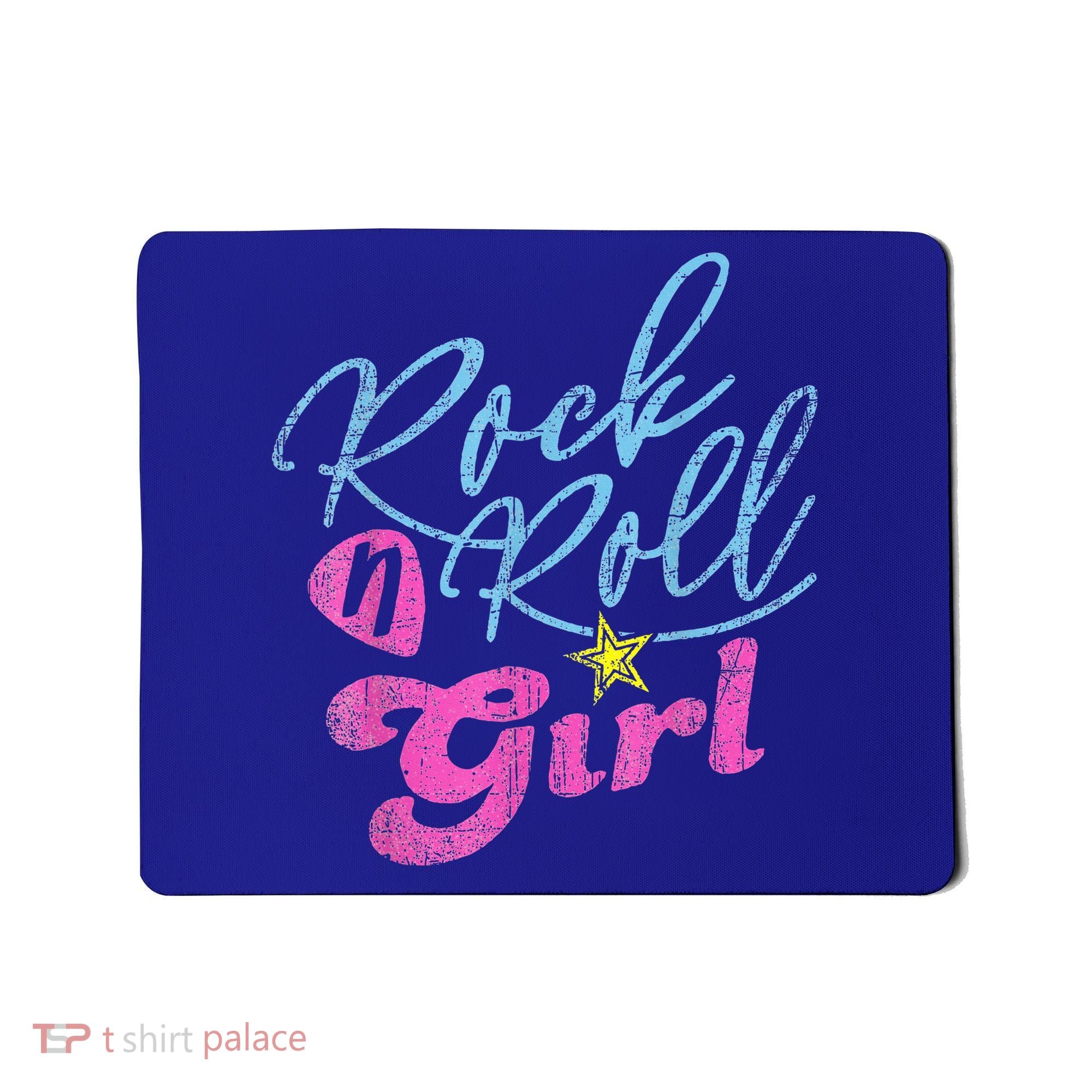 Rock N Roll Girl Purple Darla Mousepad