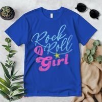 Rock N Roll Girl Purple Darla Premium T-Shirt thumb 2