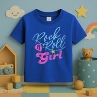Rock N Roll Girl Purple Darla Toddler T-Shirt thumb 3