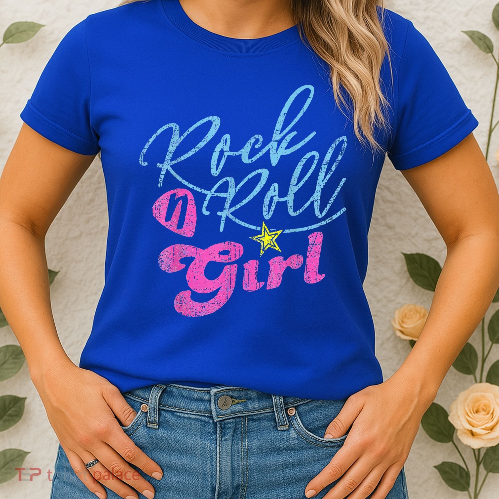Rock N Roll Girl Purple Darla Women's T-Shirt
