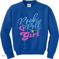 Rock N Roll Girl Purple Darla Kids Sweatshirt thumb 0