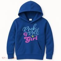Rock N Roll Girl Purple Darla Kids Hoodie thumb 0