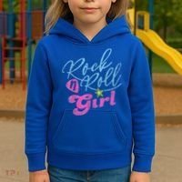 Rock N Roll Girl Purple Darla Kids Hoodie thumb 3