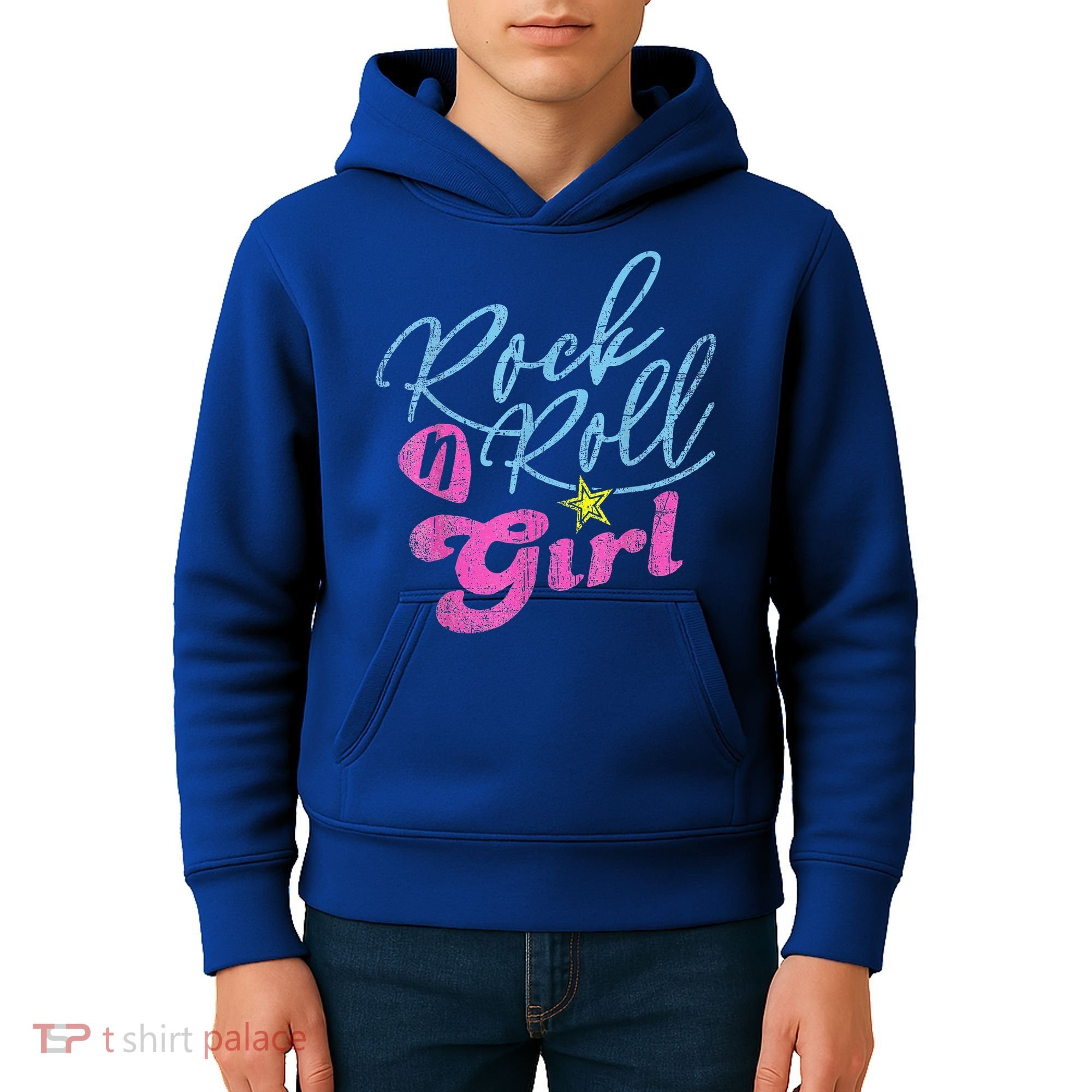 Rock N Roll Girl Purple Darla Kids Hoodie