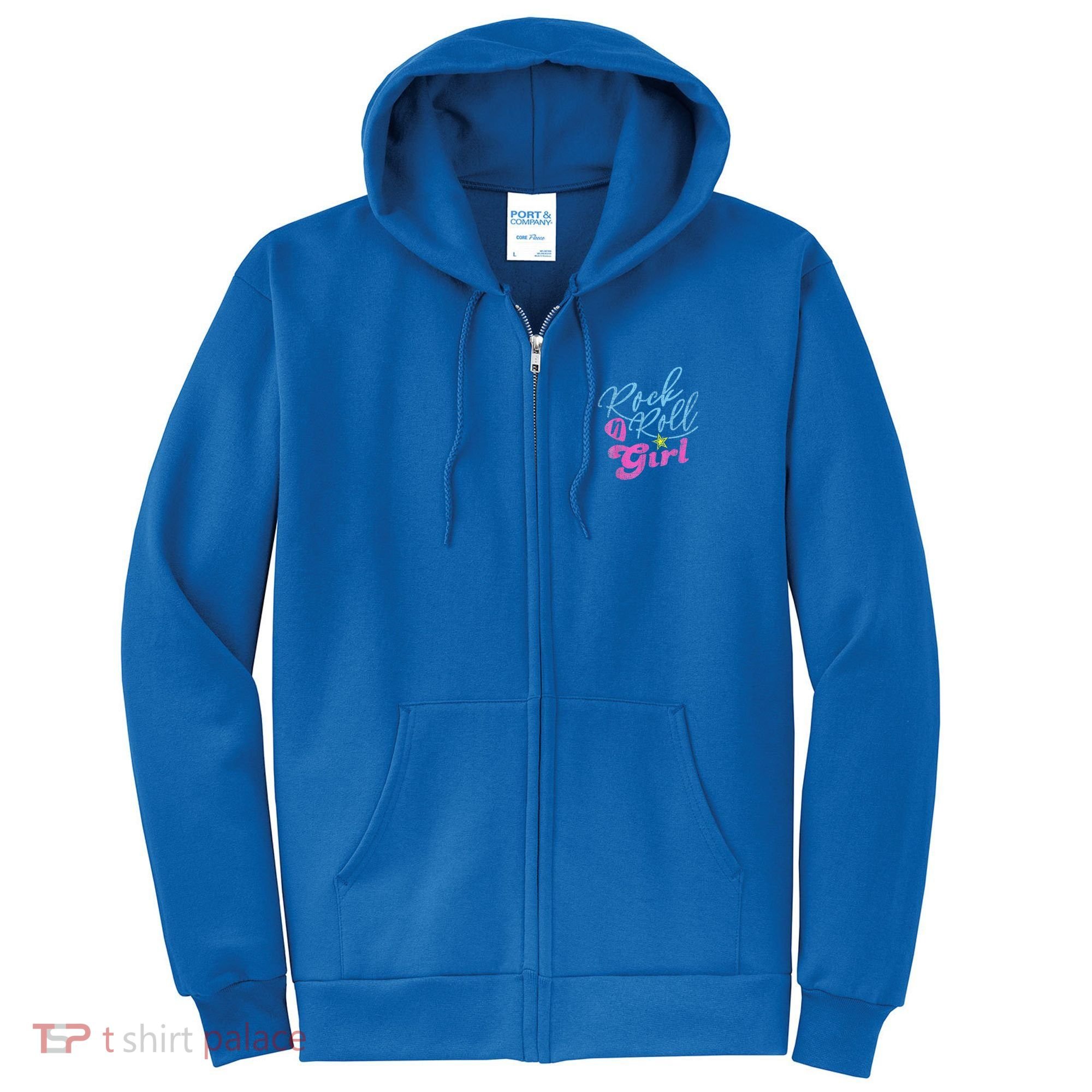 Rock N Roll Girl Purple Darla Full Zip Hoodie