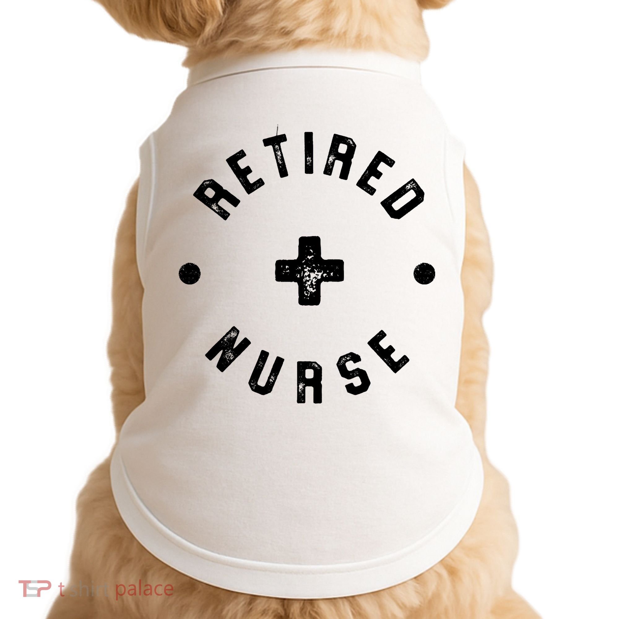 Retired Nurse Retirement Party Doggie Tank