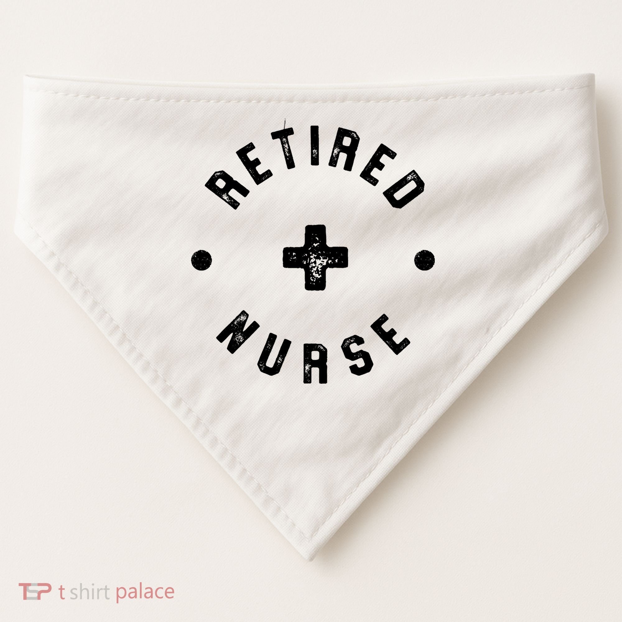 Retired Nurse Retirement Party USA-Made Doggie Bandana