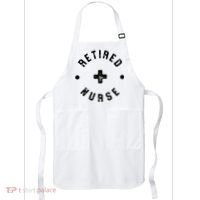 Retired Nurse Retirement Party Apron thumb 0