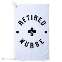 Retired Nurse Retirement Party Golf Towel thumb 0