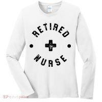 Retired Nurse Retirement Party Women's Long Sleeve Shirt thumb 0