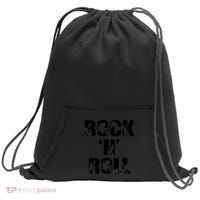 Rock N Roll Music Nothing But Rock & Roll 70S 80 90S Retro Sweatshirt Cinch Pack Bag thumb 0