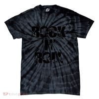 Rock N Roll Music Nothing But Rock & Roll 70S 80 90S Retro Tie-Dye T-Shirt thumb 0