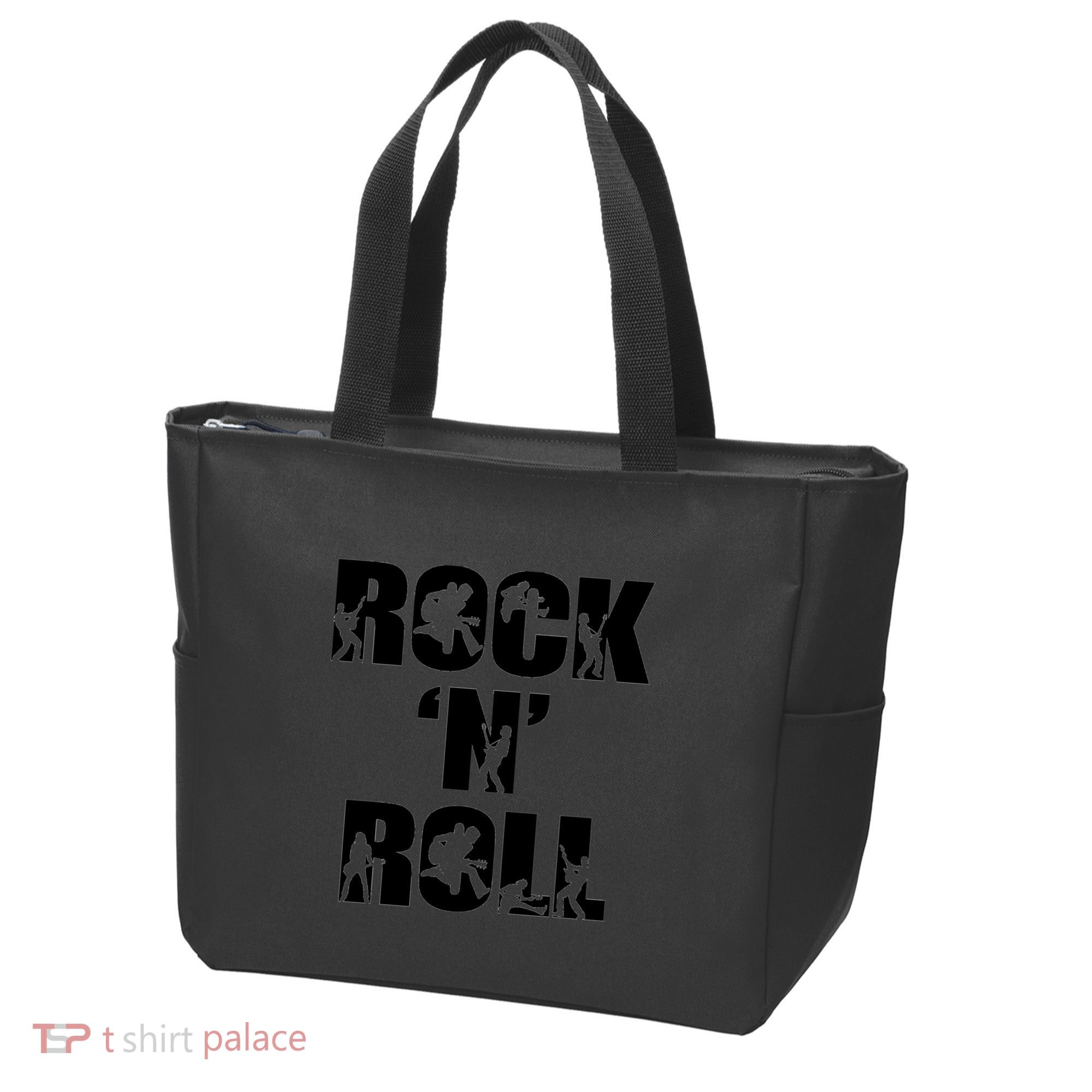 Rock N Roll Music Nothing But Rock & Roll 70S 80 90S Retro Tote Bag