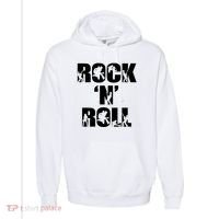 Rock N Roll Music Nothing But Rock & Roll 70S 80 90S Retro Comfort Colors Garment-Dyed Hooded Sweatshirt thumb 0