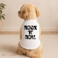 Rock N Roll Music Nothing But Rock & Roll 70S 80 90S Retro Doggie Tank thumb 2