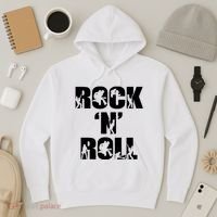 Rock N Roll Music Nothing But Rock & Roll 70S 80 90S Retro Hoodie thumb 3