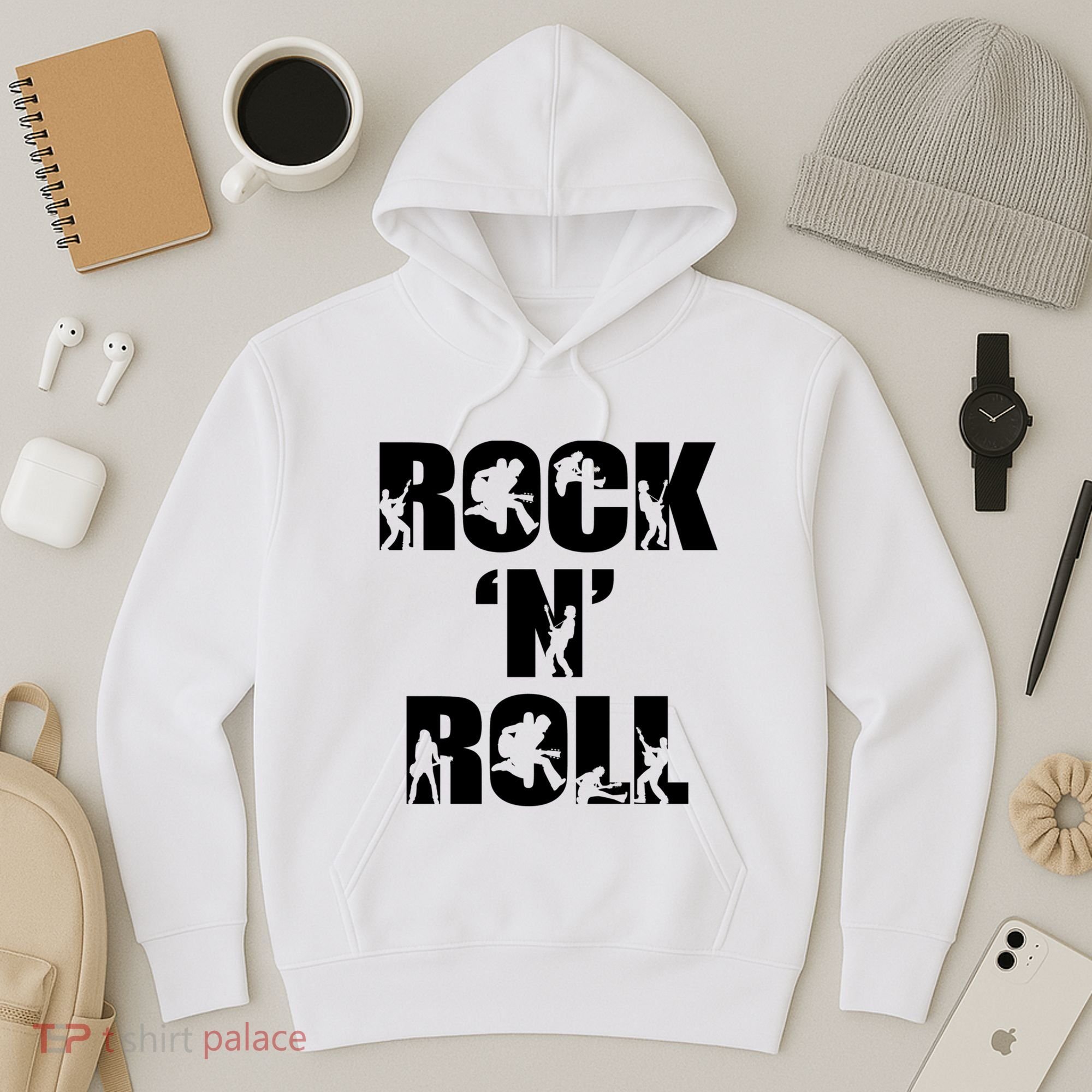 Rock N Roll Music Nothing But Rock & Roll 70S 80 90S Retro Hoodie