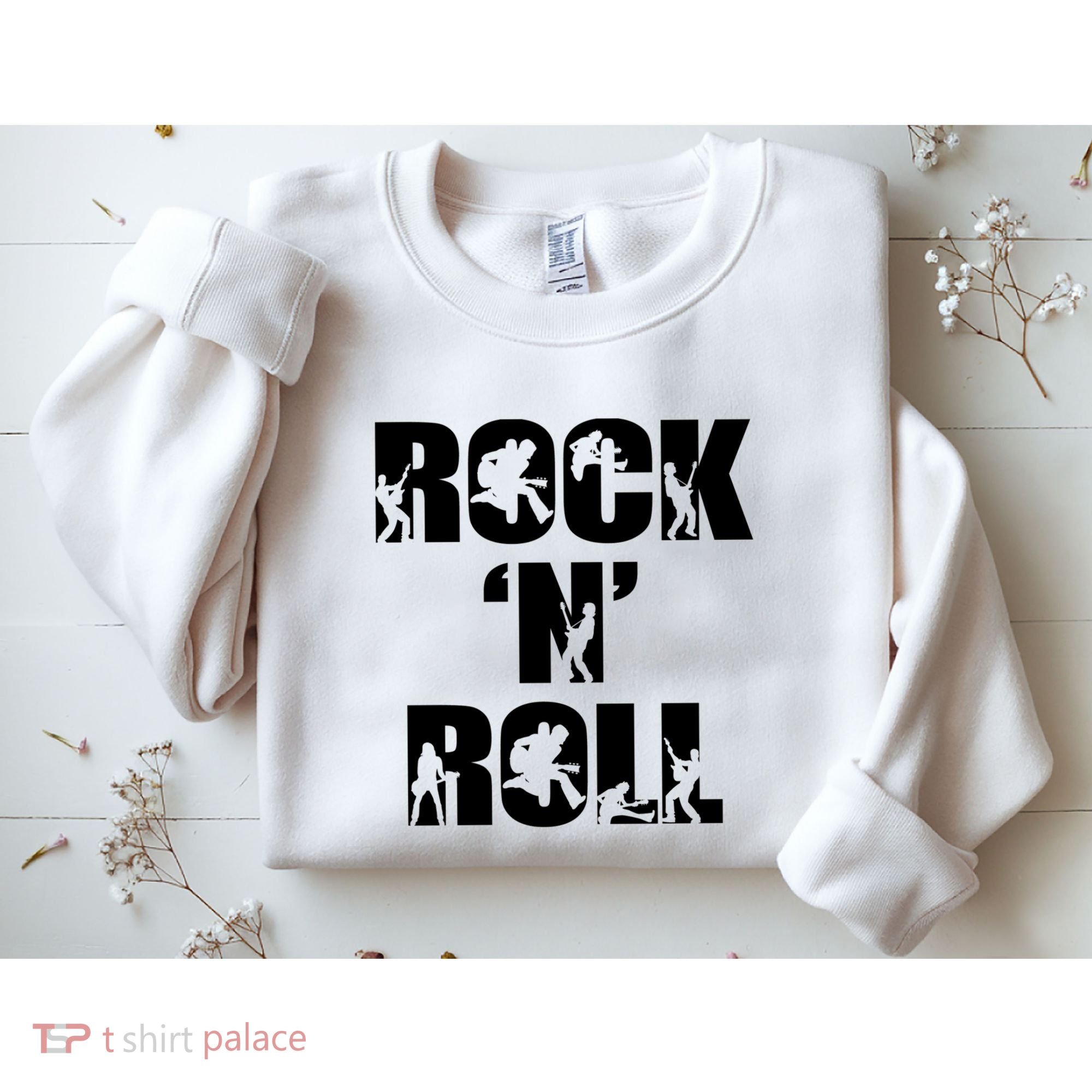 Rock N Roll Music Nothing But Rock & Roll 70S 80 90S Retro Sweatshirt