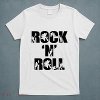 Rock N Roll Music Nothing But Rock & Roll 70S 80 90S Retro T-Shirt thumb 5