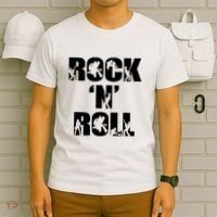 Rock N Roll Music Nothing But Rock & Roll 70S 80 90S Retro T-Shirt thumb 6