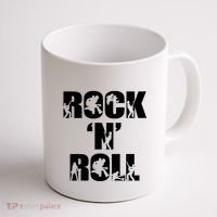 Rock N Roll Music Nothing But Rock & Roll 70S 80 90S Retro Coffee Mug thumb 1